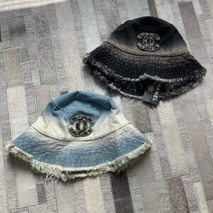 Denim bucket hats 👖🧢